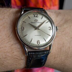 Orient Star Japan manual wind dress watch, box/manual included